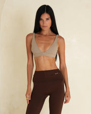 AIRLUXE CONTOUR BRA-KHAKI-ÉLEVÉ