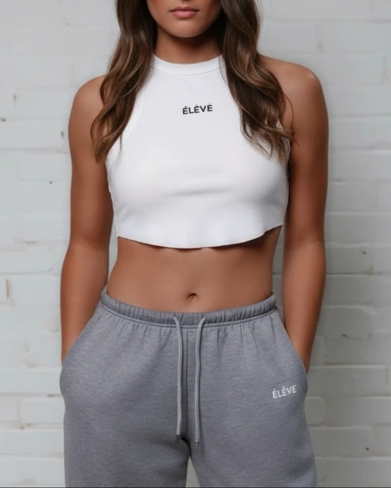 BASIC CROP- BLANCHE- ÉLEVÉ