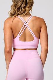 CONTOUR INTERLACE BRA- BALLET BLUSH