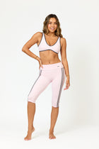 Coastal Capri Leggings- Cocoa Blush