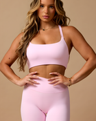 Contour Interlace bra- Ballet Blush- ELV ACTIVE