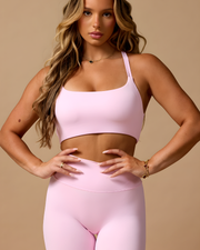 Contour Interlace bra- Ballet Blush- ELV ACTIVE