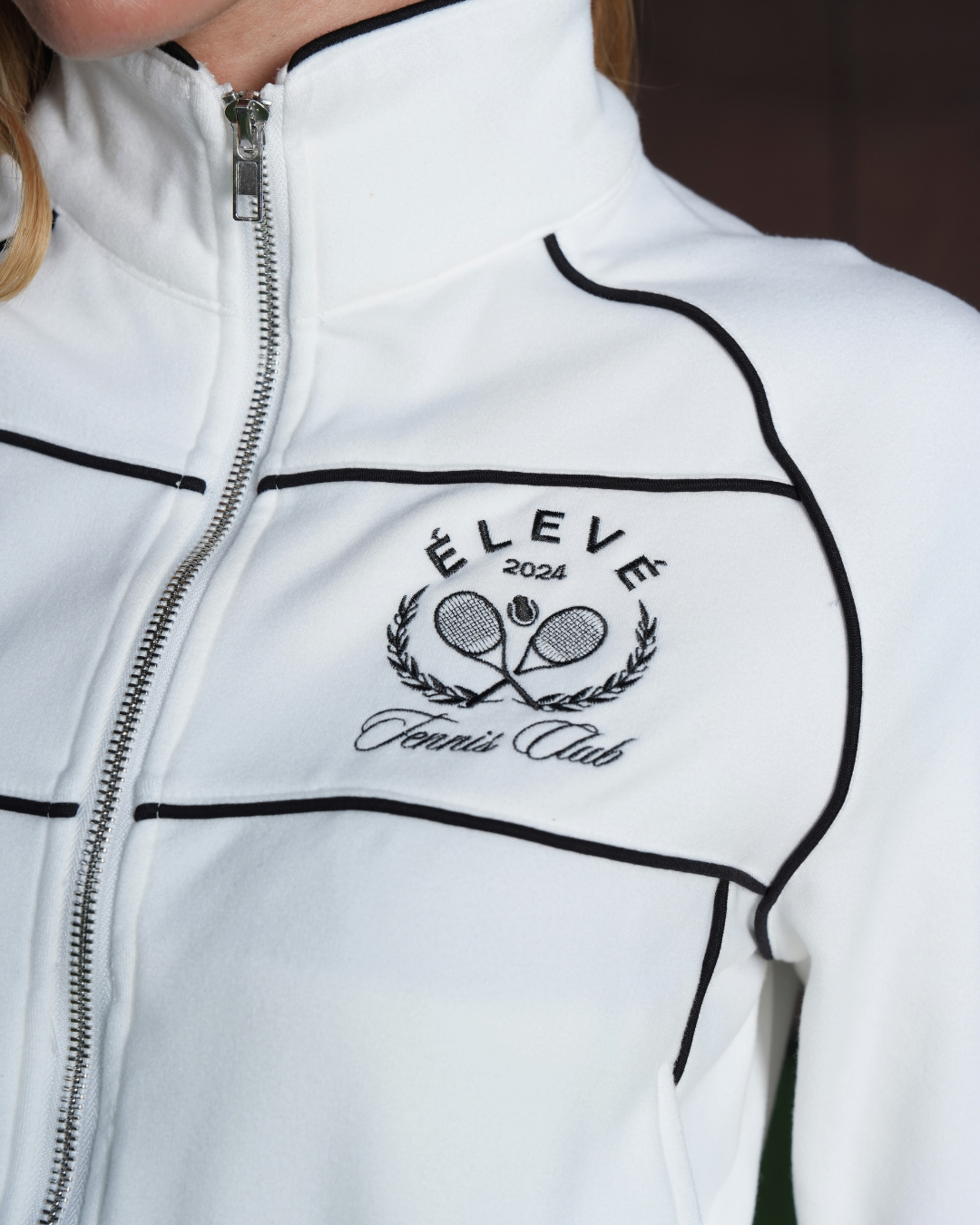 COURT CLUB JACKET- IVORY