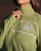 COURT CLUB JACKET- OLIVE