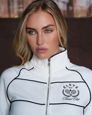 COURT CLUB JACKET- IVORY