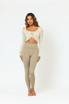 KAIA TWIST LONG SLEEVE TOP