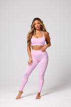 ELV Contour Leggings- Ballet Blush