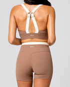 EVER LAYERED SHORTS- TRUFFLE & OAT