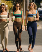 Ever Contrast Bra- Juniper Coast