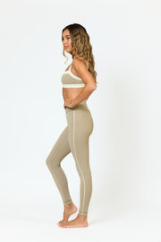Kaia Pipe Leggings- Pacific Sand