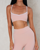LANI SPORTS BRA - LIMITED EDITION-SUNSET PINK- ÉLEVÉ- ELV ACTIVE