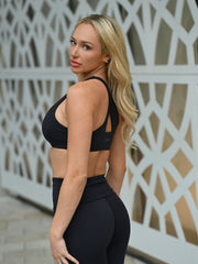 LUNA SPORTS BRA- BLACK- ÉLEVÉ- ELV ACTIVE