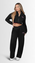 ZIPLINE HOODIE - NOIR ROSE- ÉLEVÉ