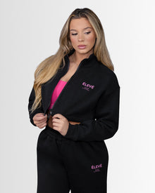 ZIPLINE HOODIE-NOIR-ÉLEVÉ