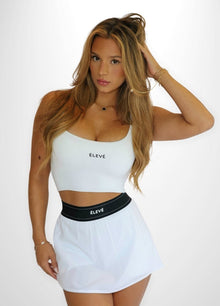 COURT SIDE SKIRT - BLANC-Élevé