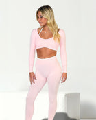 ELEVATED CORE LEGGINGS - SAKURA PINK