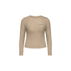 LAYLA LOUNGE LONG - SLEEVE - Oat Milk Élevé