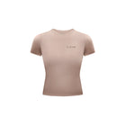 LAYLA LOUNGE SHORT - SLEEVE - Oat Milk Élevé