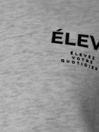 LUXE LOUNGE SWEATSHIRT LUNAR GRAY-Élevé