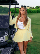 MATCH POINT PLEAT SKIRT - Élevé