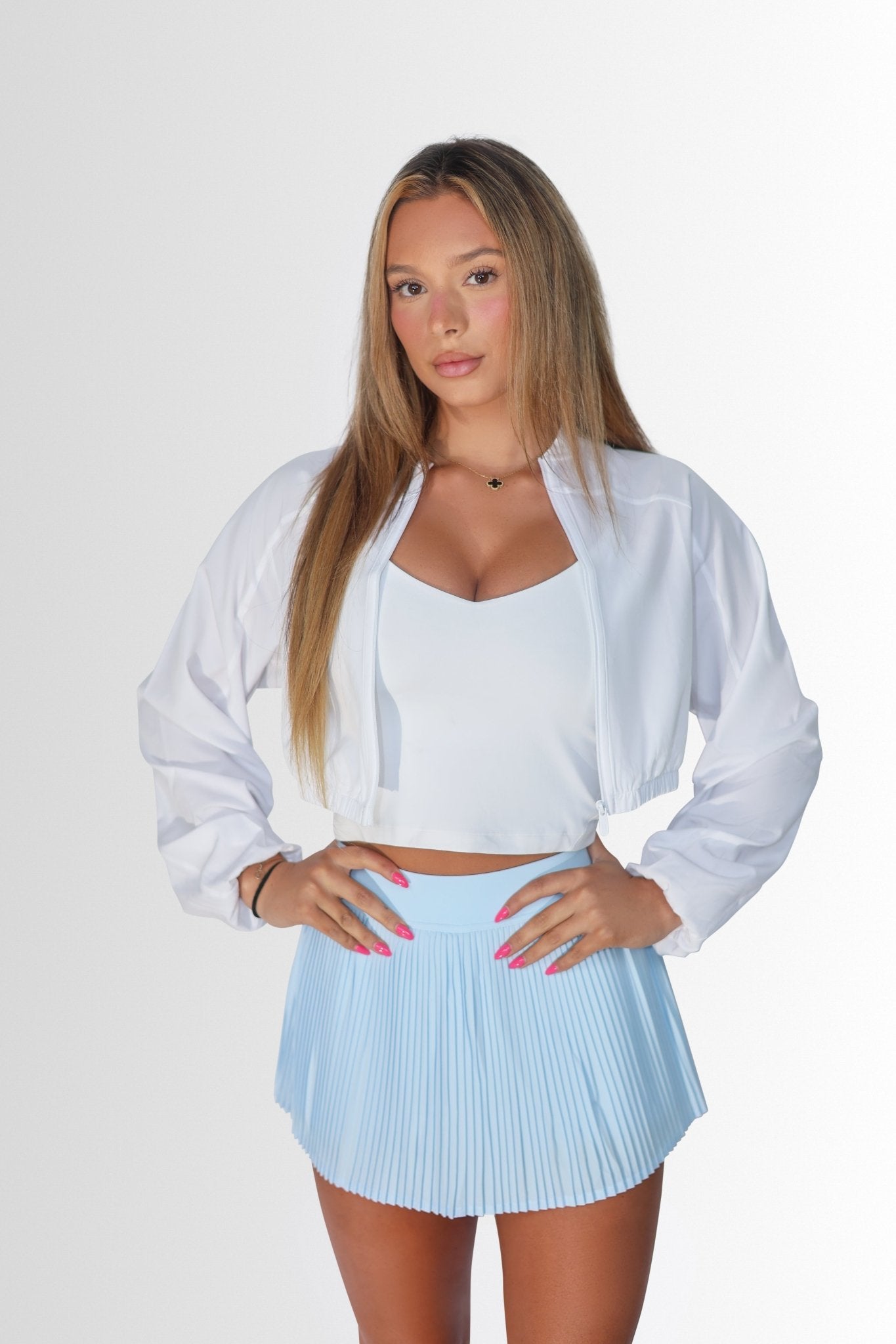 Match Point Jacket - BLANC-Élevé