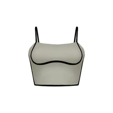 THE ÉPURE SPORTS BRA - ALMOND CRÈME Élevé