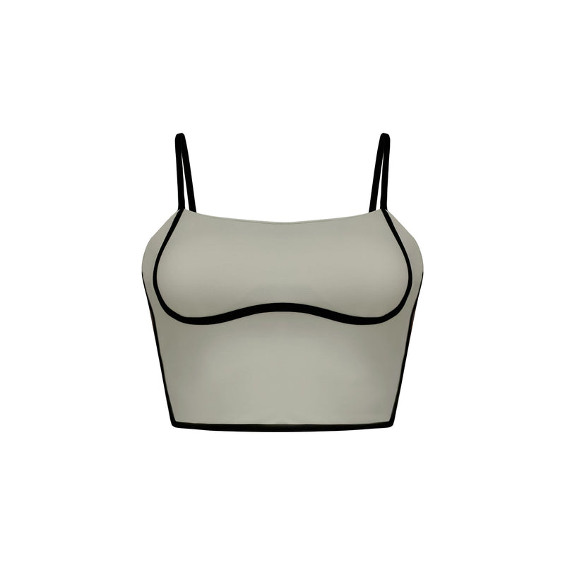 THE ÉPURE SPORTS BRA - ALMOND CRÈME Élevé